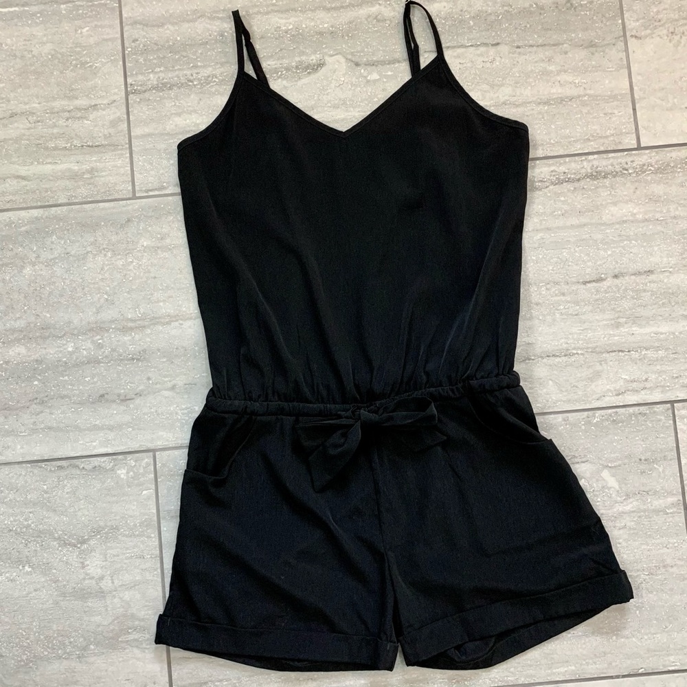 J. Crew Black Romper Shorts